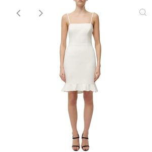 French Connection Whisper Light Ruffle Hem Dress